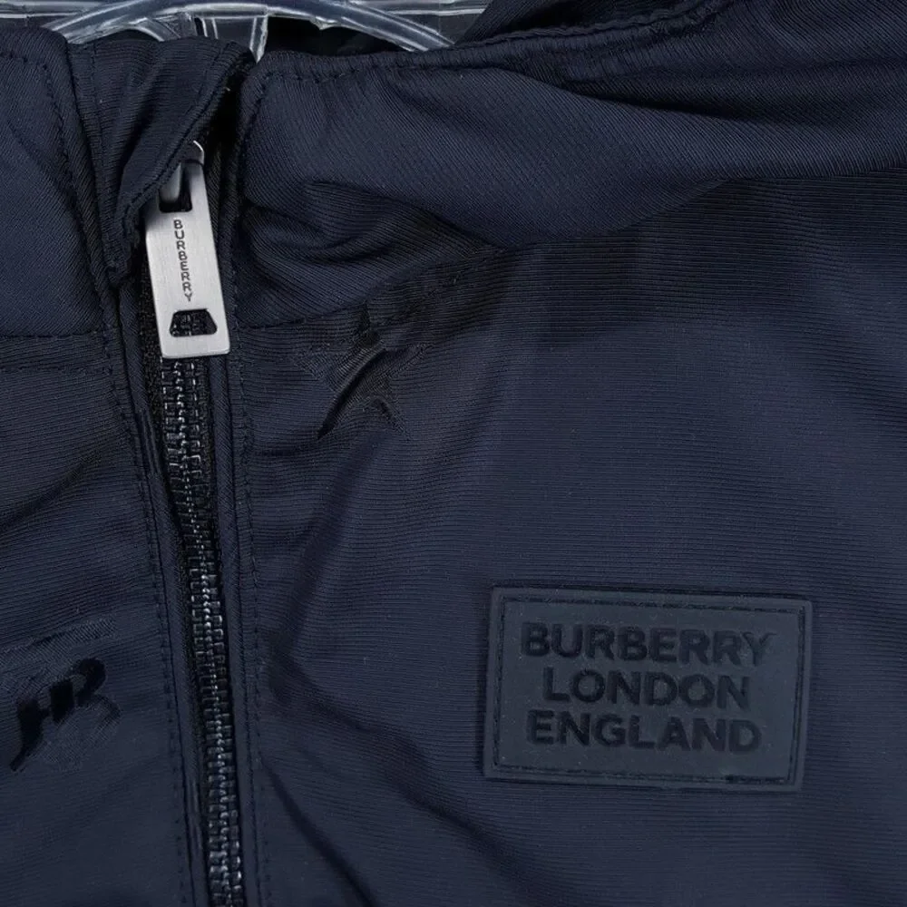 BABY BURBERRY Unisex Bear Down Puffer Jacket Size 18M Baby In Black Coat $580
